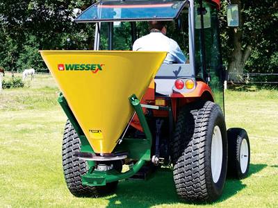 PTO driven mounted fertiliser spreader WESSEX FS-360-image